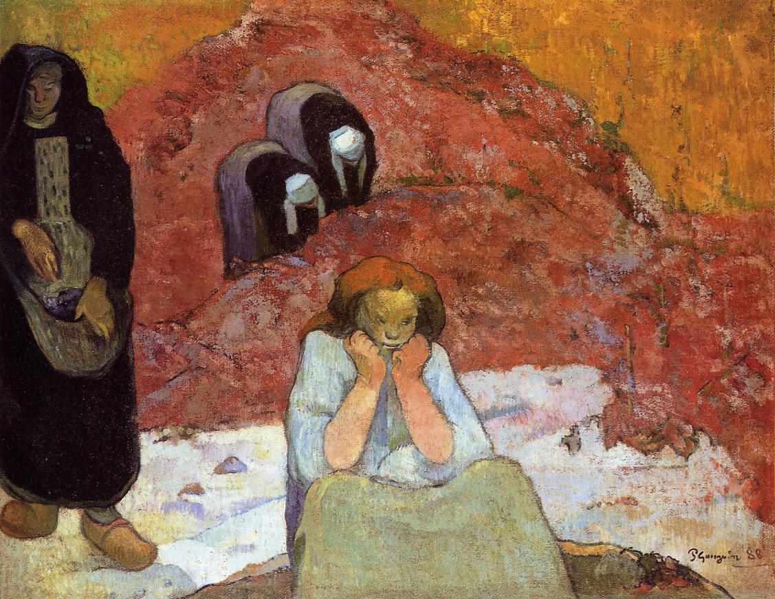 Grape Harvest in Arles - Paul Gauguin Painting